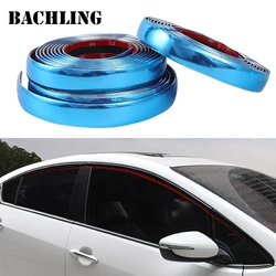 Universal Car Chrome Body Strip Bumper Auto Door Protector Moulding Styling Trim car Lamp Sticker window trim Bumper Protector