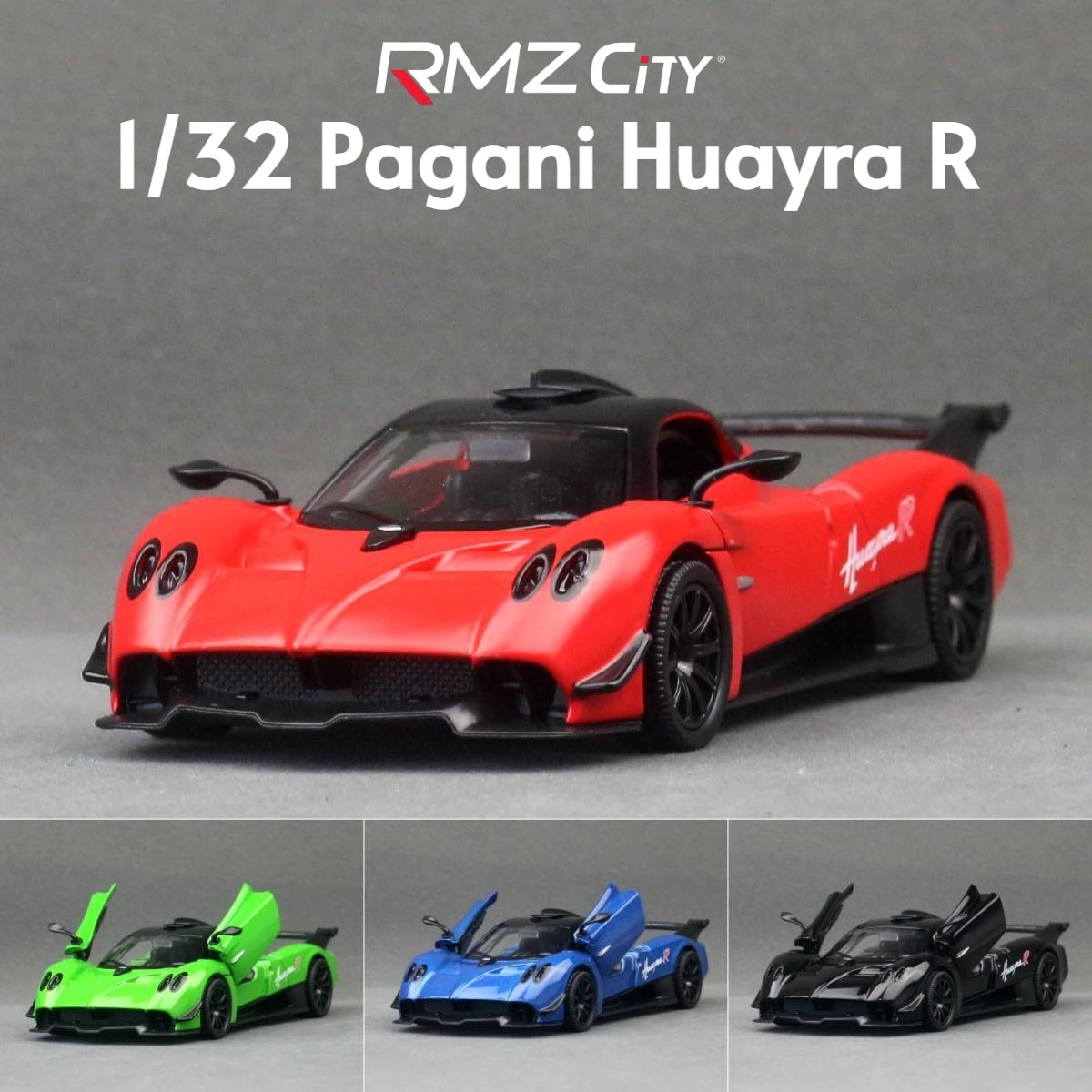 

1/32 Pagani Huayra R Модель игрушечного автомобиля RMZ CiTY Литой под давлением металлический миниатюрный супер спортивный звук и свет коллекция подарок для мальчиков
