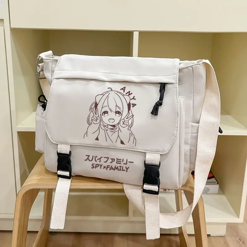 

Spy X Family Aniya Anime Single Shoulder Student Outdoor Crossbody Unisex School Bag Anime
