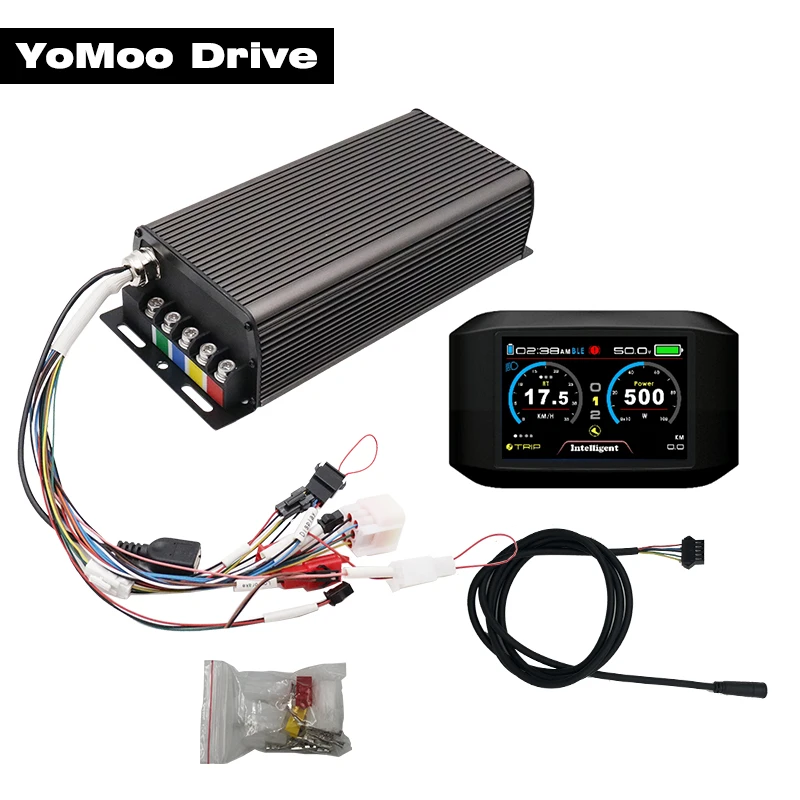 

MQCON Sabvoton SVMC72100-APT V2 72V DC100A 2000W 3000W BLDC Brushless Controller with TFT 750C Display For Electric Bicycle