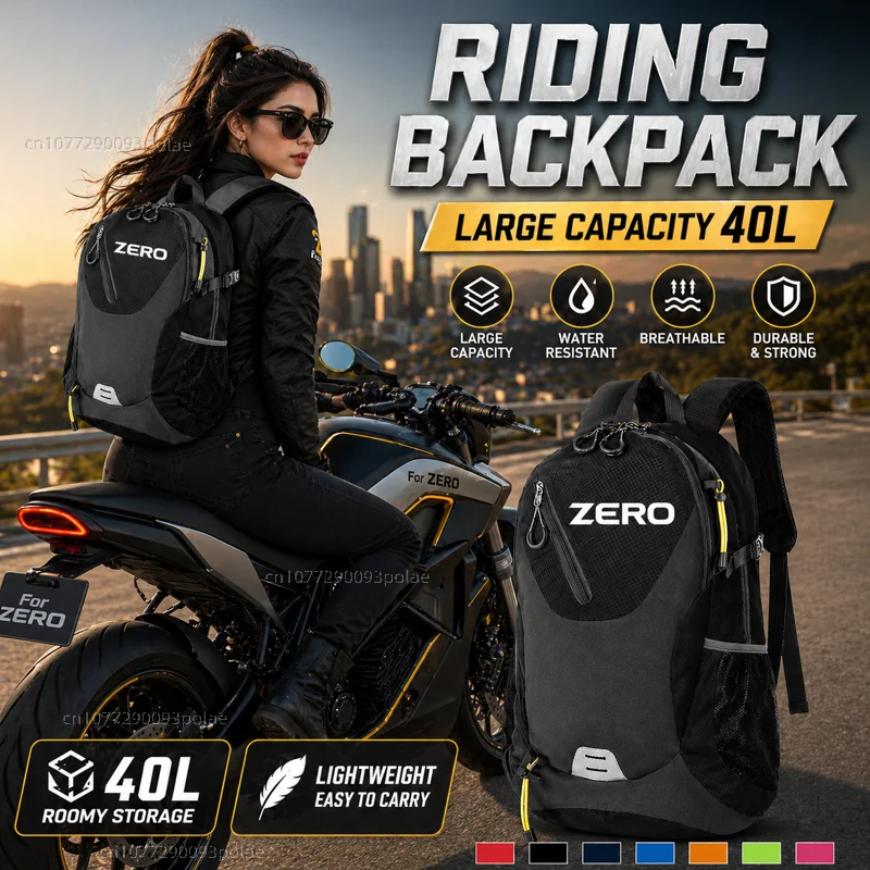 For ZERO SR/S SR/F SR S FXE DSR/X DSR DS FX Large Capacity Waterproof ORacing travel Men waterproof Backpack Bag Motorcycle Gift