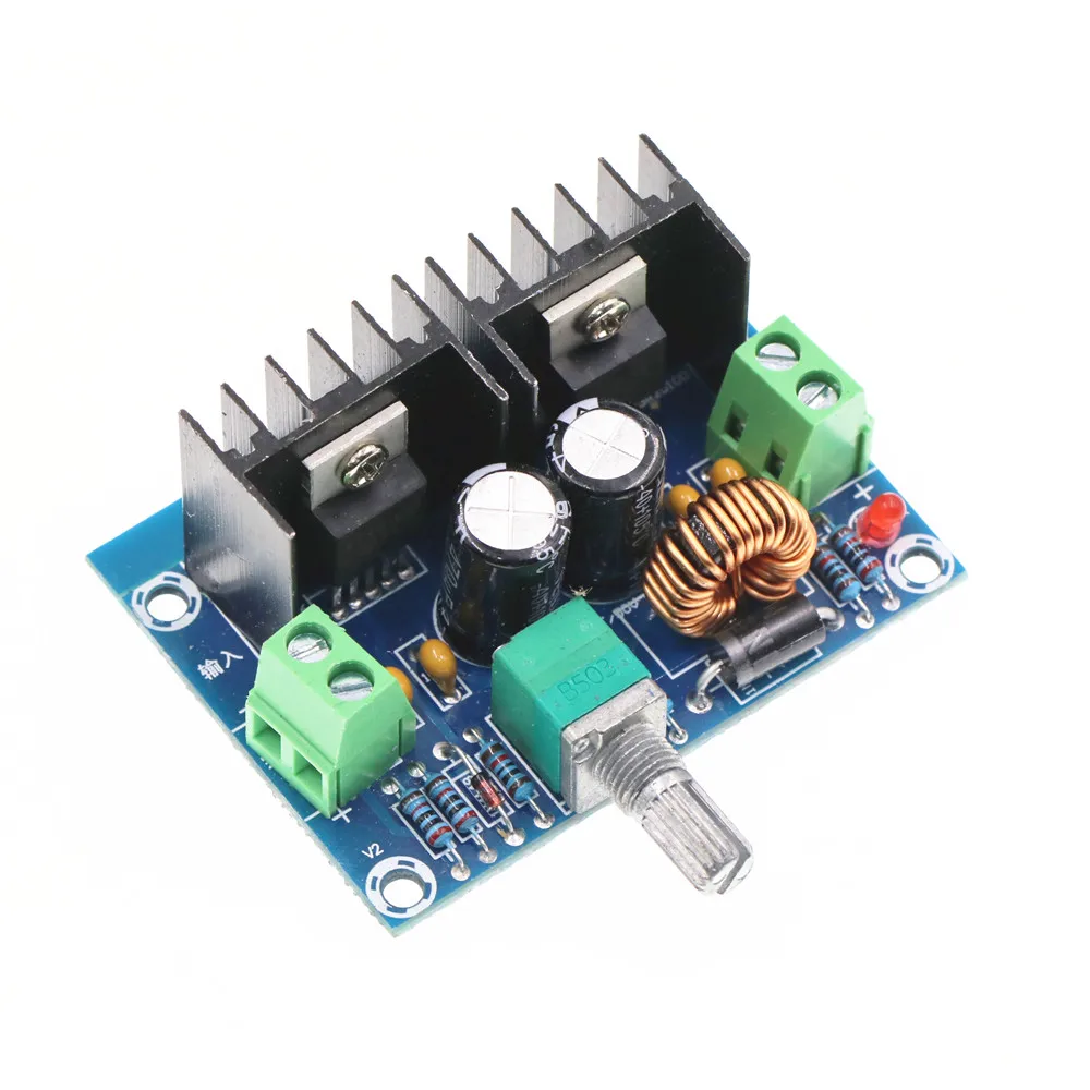 Xh-m401 Dc-dc Step-down module Xl4016e1 High power DC pressure regulator Max 8a With voltage regulator