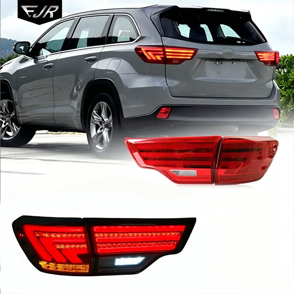 

For Toyota Highlander 2015-2018 Taillight Modified Taillights Assembly LED Rear Tail Turn DRL Light Car Lights Lamp Accessory