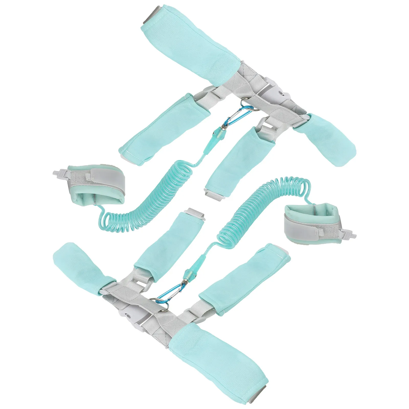 set-di-1-guinzaglio-di-sicurezza-antifurto-blu-cielo-doppio-uso-corda-di-trazione-per-bambini-riflettente-e-regolabile-per-parchi