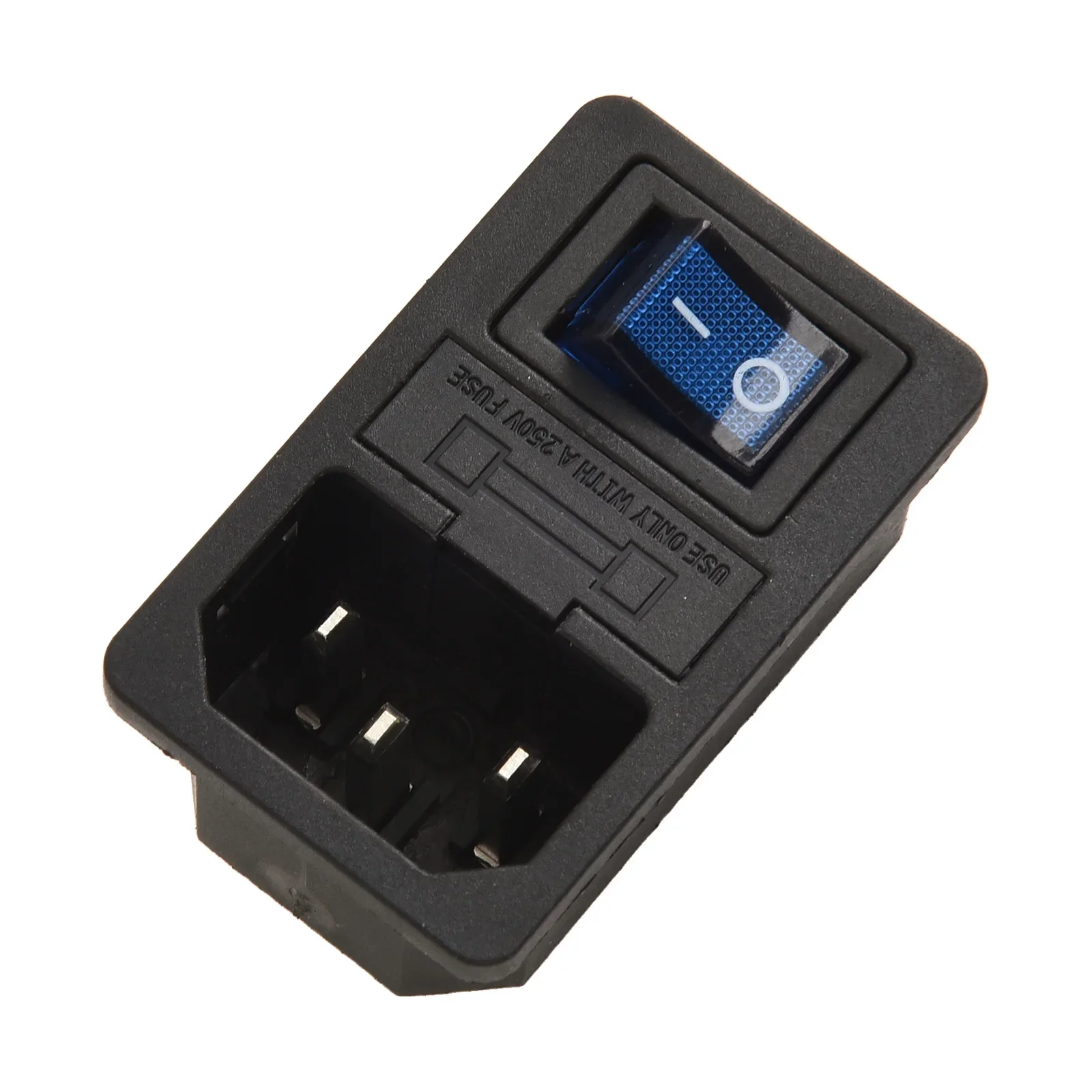 IEC320 C14 Power Inlet 10A 125V with 3Pin and 5 x 16AWG Wiring Suitable for Computer Power Supply and Home Appliance Use