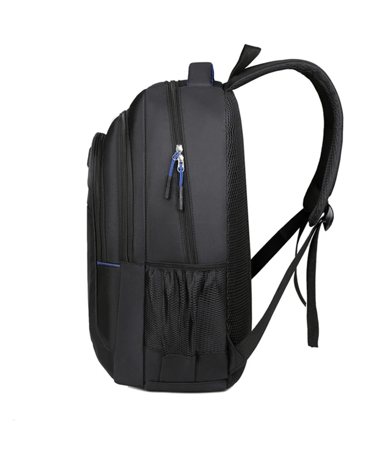 Backpack Men and Women Oxford Cloth Backpack Large Capacity Junior High School Student Backpack Men's Travel Backpack