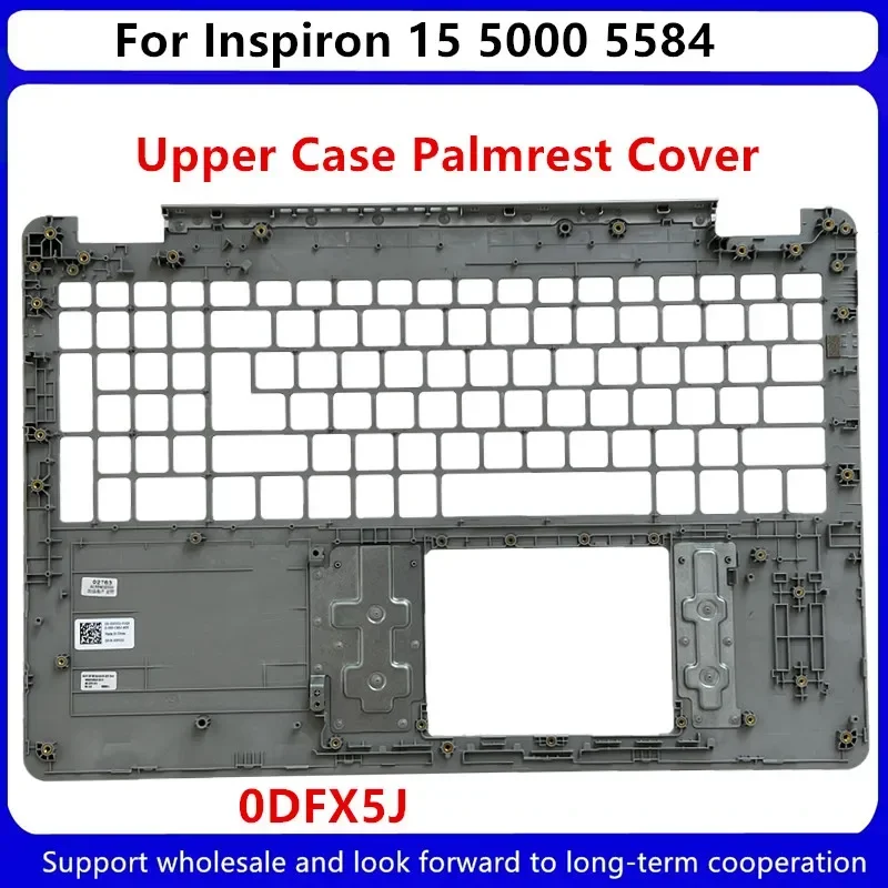 Novo para dell inspiron 15 5584 lcd capa traseira prata 0gycjr gycjr/azul 0g6jgn g6jgn