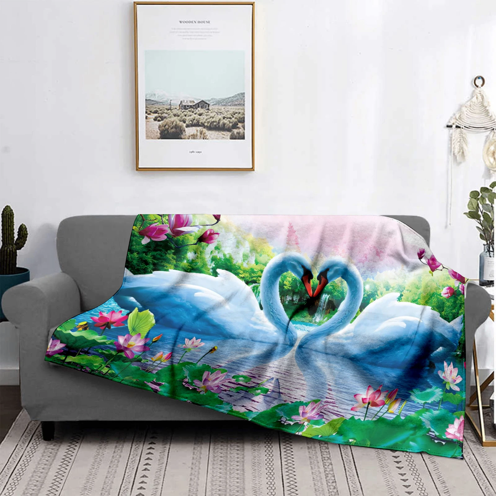 Home decoration plush Sofa blanket Colorful Animal  Bedspread on the bed anime fluffy soft blankets thick blanket for winte