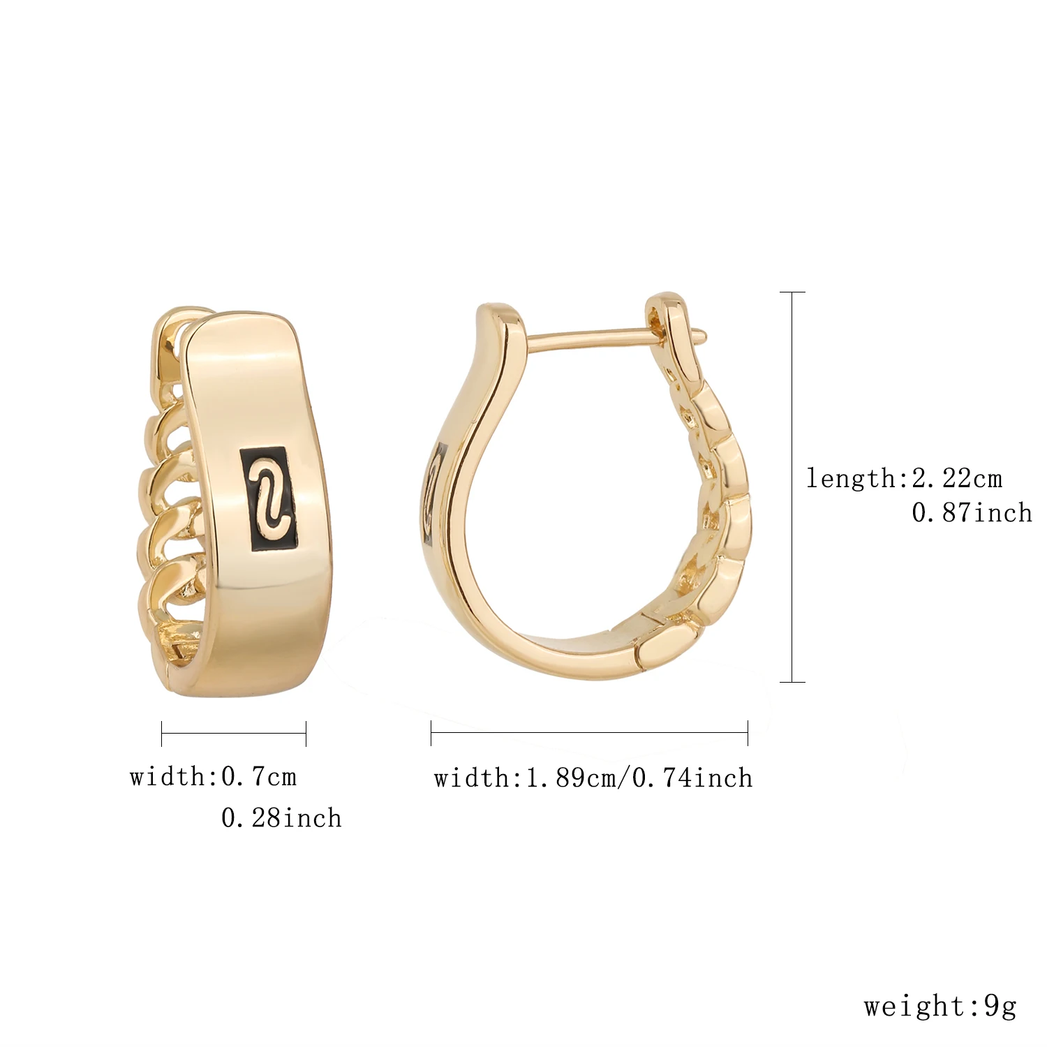 Monaco earrings are a perfect Christmas gift for girls, suitable for upscale parties and business occasions. view 3