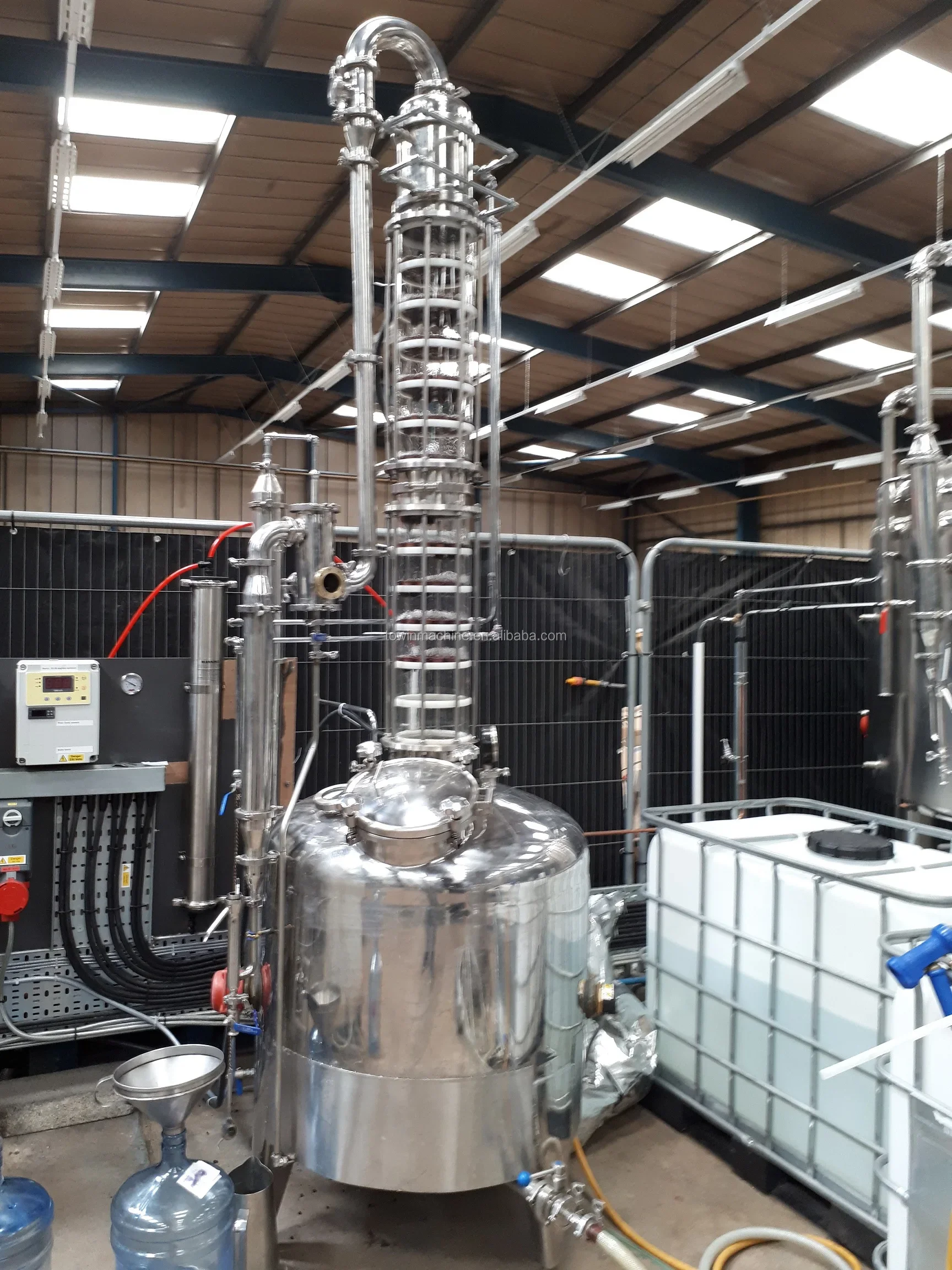 جهاز تقطير المنزل 4 بوصة من النحاس الارتداد لا يزال لتقطير الويسكي الفودكا رم جين