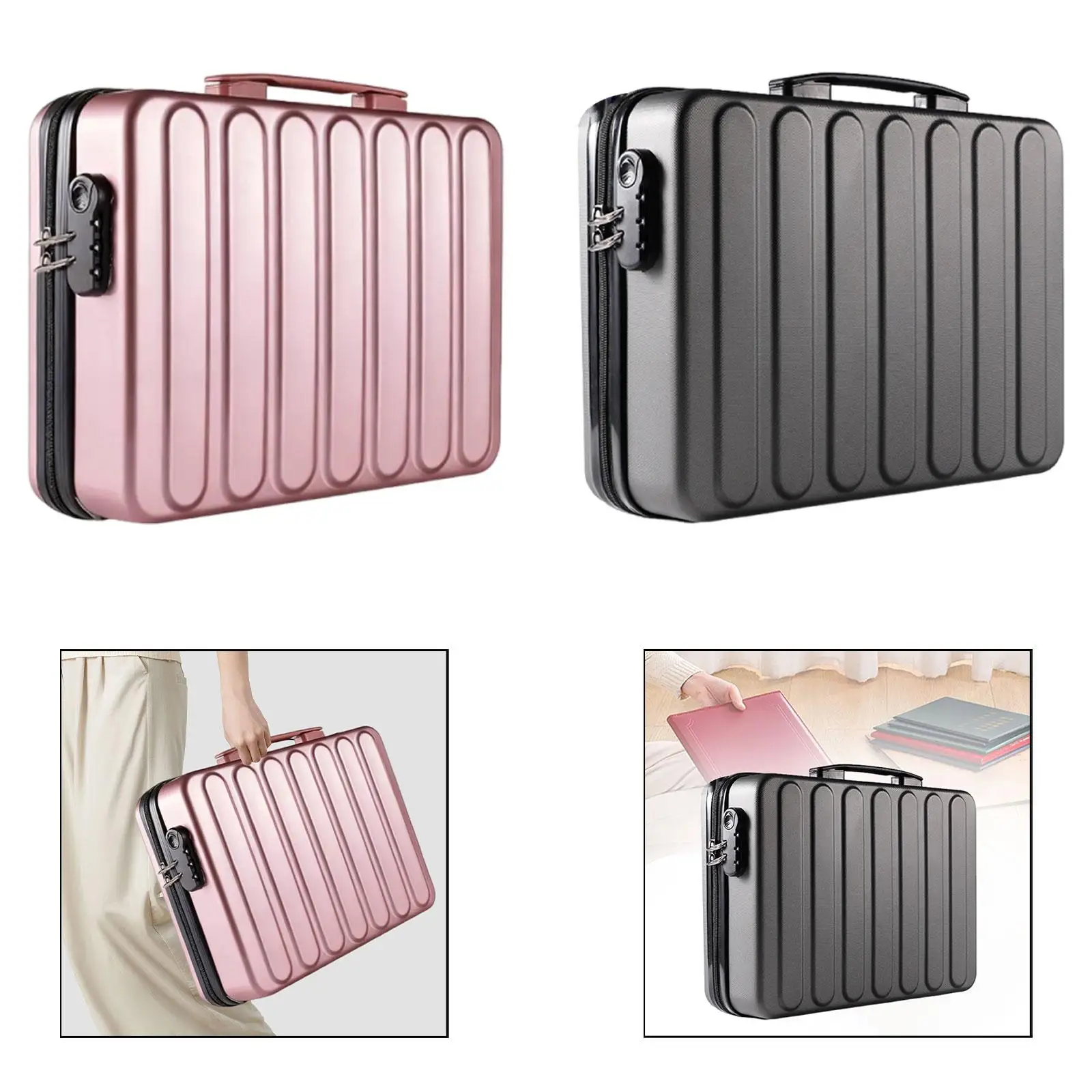 

Портативная сумка для документов с замком для карточных сертификатов, важных документов