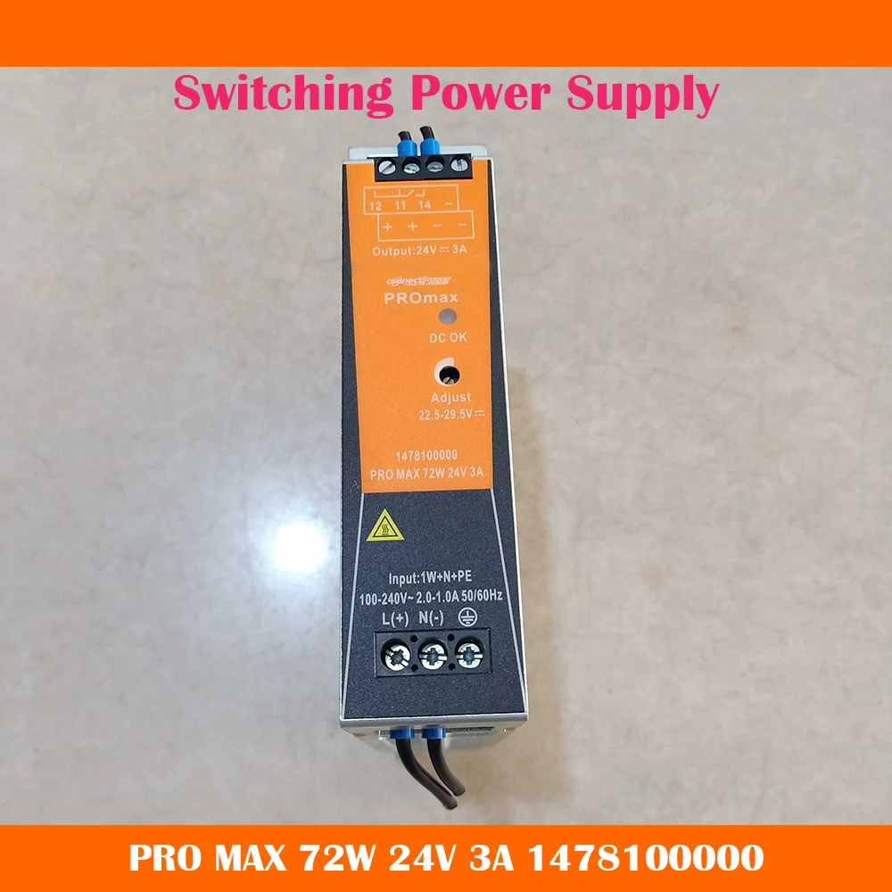 

For Weidmuller Switching Power Supply Work Fine PRO MAX 72W 24V 3A 1478100000