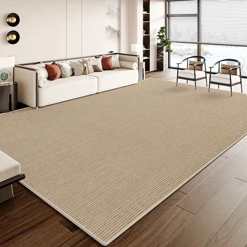 

Solid Color Living Room Carpet Light Luxury Simple Large Area Bedroom Rugs Home High-end Sofa Coffee Table Mats Ковер Tapis 러그