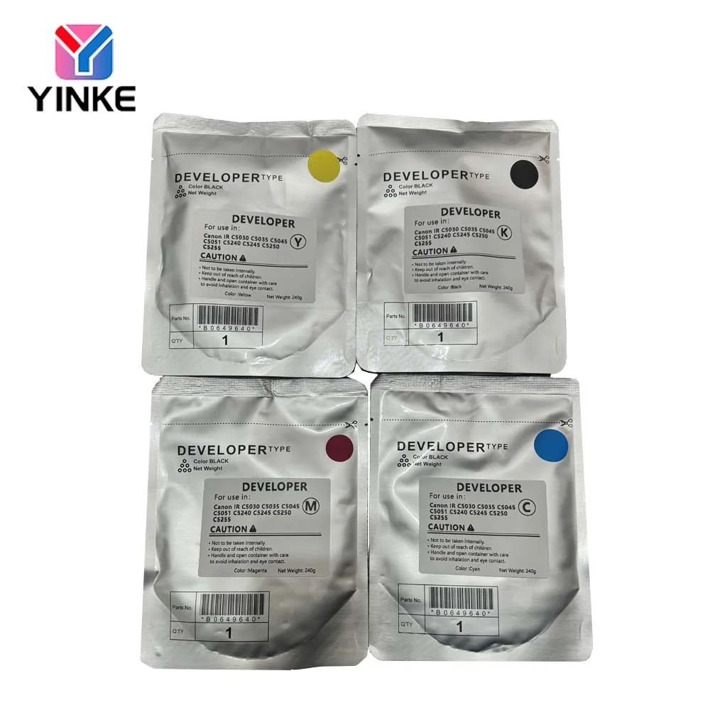 240g Developer Powder For Canon IRC5030 IRC5035 IRC5045 IRC5051 IRC5235 IRC5240 IRC5250 NPG45 GPR30 EXV28 OEM Carrier