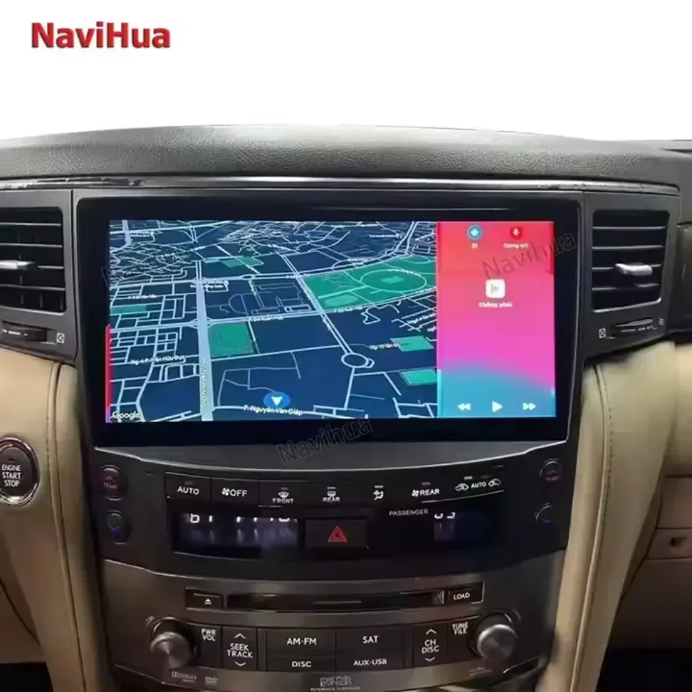 NaviHua Headunit For Lexus LX570 2007 2015 12.6 Inch Touch Screen Android Car Radio Auto Carplay Navigation Monitor