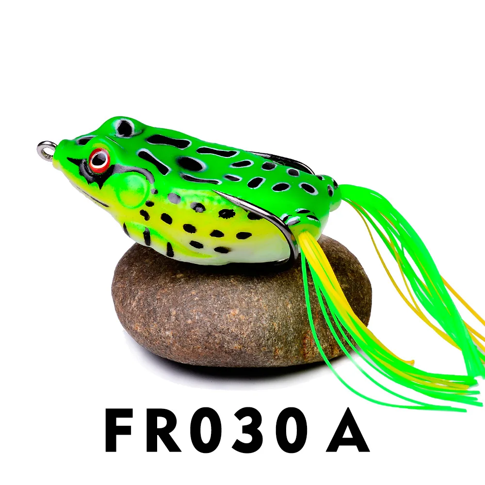 5G 8,5G 13G 17,5G Froschköder Weicher Angelköder Kunststoff Angelköder mit Angelhaken Topwater Ray Frog Künstlicher Köder für Bass