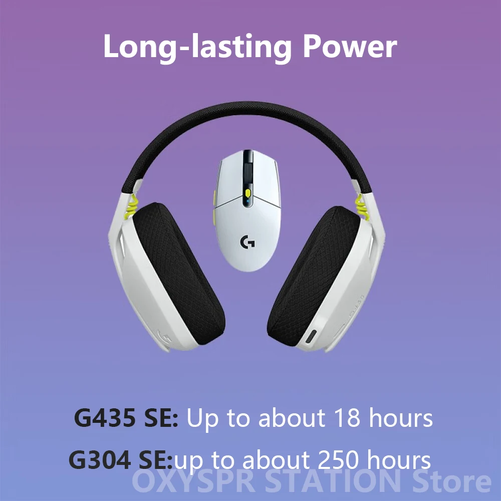 Оригинальная Беспроводная игровая расческа Logitech G G304 SE G435 SE Lightspeed, беспроводная мышь и Bluetooth-гарнитура для ПК/PS4/PS5 и т. д.