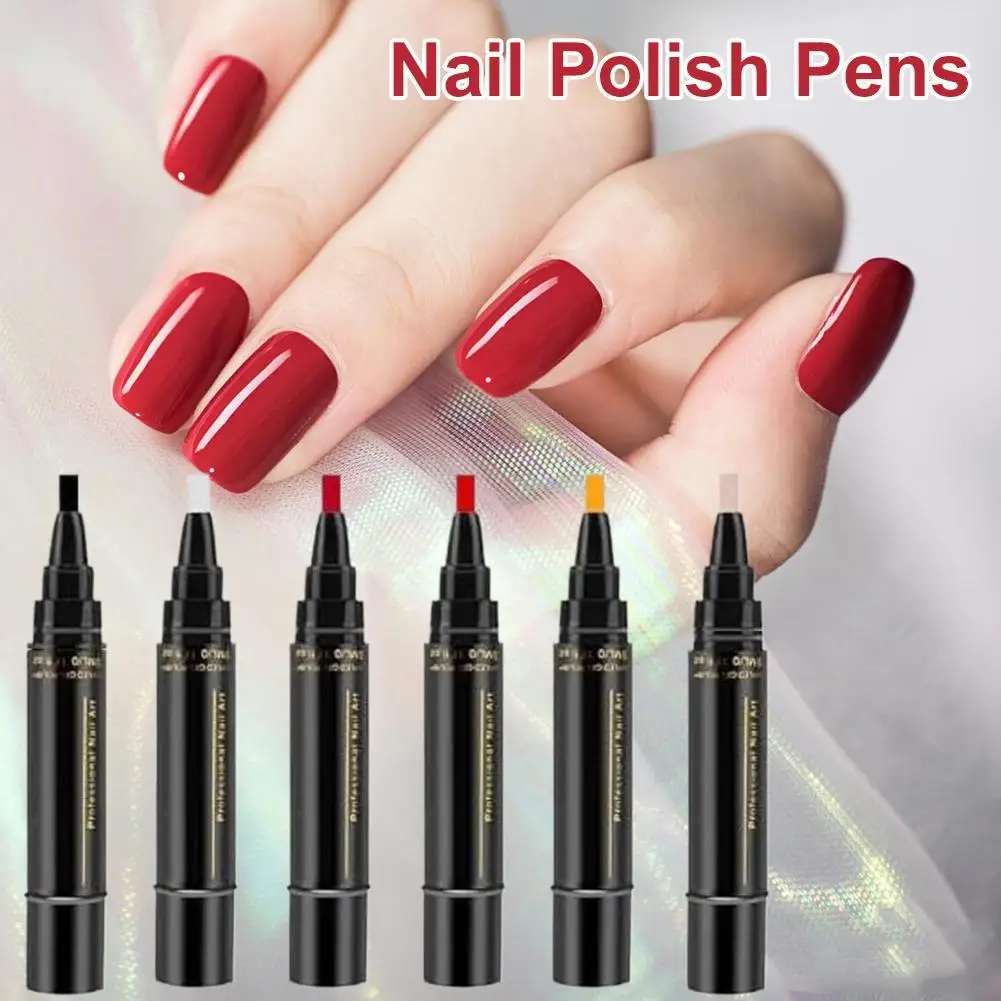 Nail Polish Pen colorful quick drying nails art painting pens fashion waterproof long-lasting Vibrant Nails supplies for woman