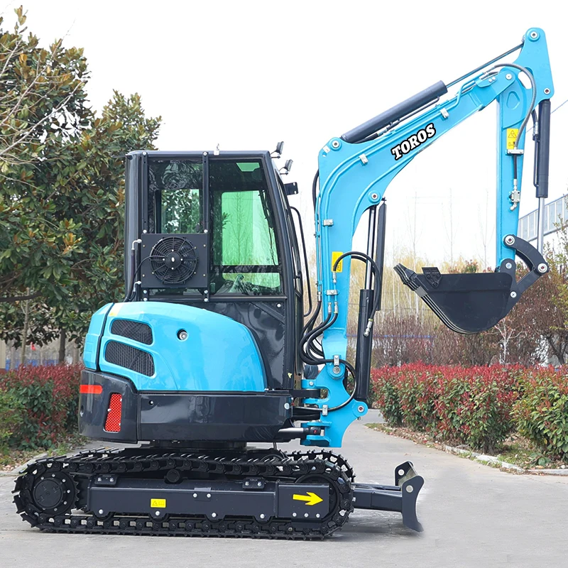 Customized Hot Sale Mini Digger Small Excavators Orchard Digging Trenches Construction Agricultural Micro Crawler Excavator