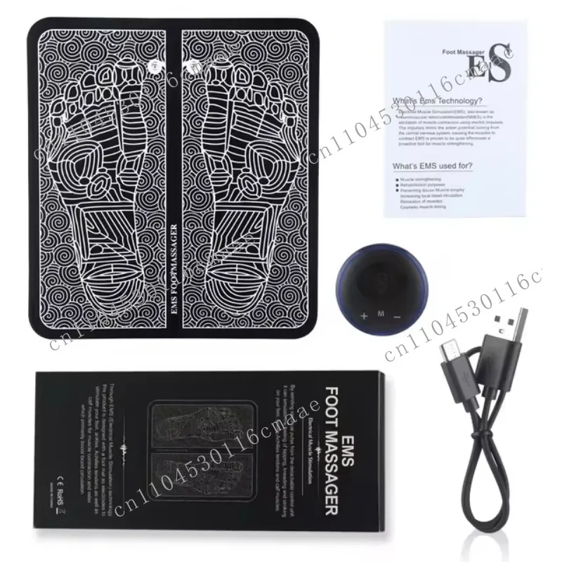 Deeply relaxing acupressure nodes for ultimate relief at the target acupressure points, luxurious electric foot massage pad