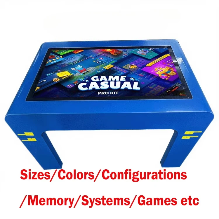 55-Inch HD 4K Smart Android Multimedia Touch Screen Smart Game Table for Education Entertainment/Home Use