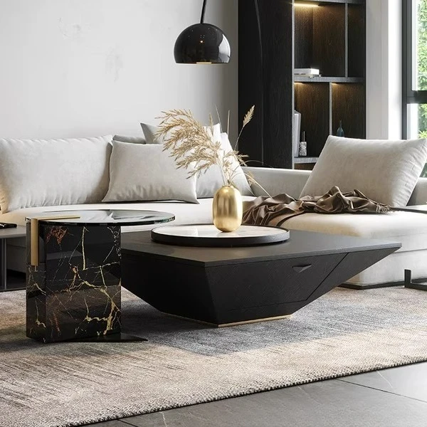 

Italian, inverted triangle, slate, coffee table, modern, simple, living room, premium
