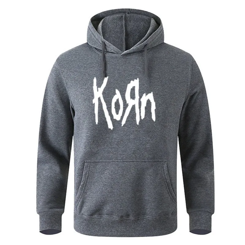 Korn Men\'s and Women\'s Hooded Sweatshirts, Music Streetwear, Concerts, Rock Bands, World Tours, Vintage, Metal, Gothic, Hip Hop