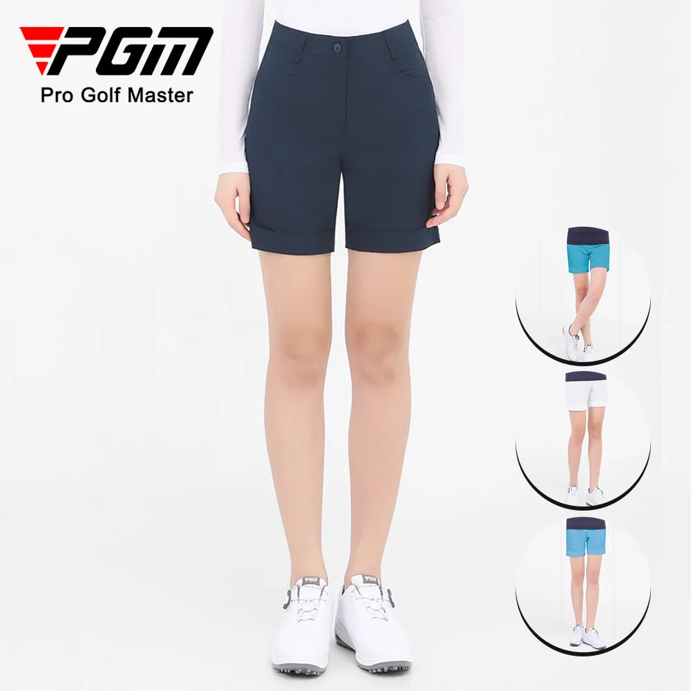 PGM Women Golf Clothes Shorts Summer Sports Ball Trousers Ladies Quick Dry Shorts Girls Soft Tennis Sweatpants 4 Colors KUZ101