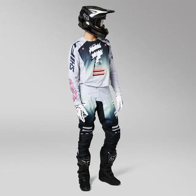 2022 SHIFT Motocross Gear Set Off Road Motorcycle Blck King Dirt Bike MX Jersey Set Moto