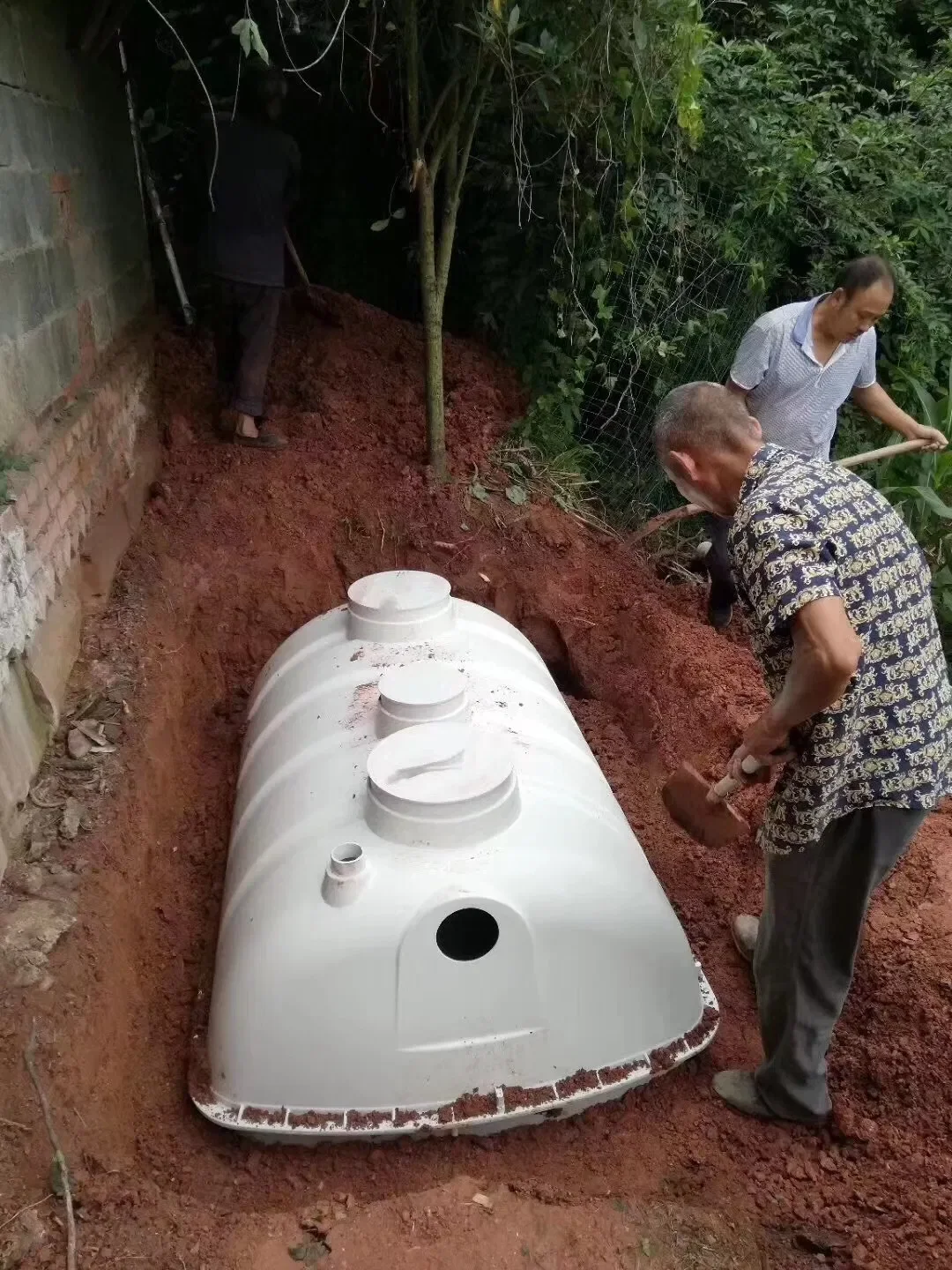 GRP SMC Modularer Septic-Tank mit drei Kammern zur Toilettenabfallbehandlung