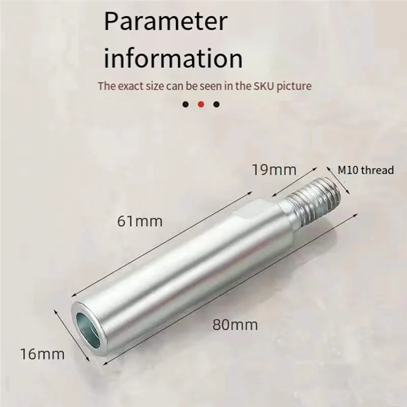 TFORU-M10 Converti in connessione M10 Barra di prolunga adattatore filettatura asta estesa per smerigliatrice angolare tipo 100
