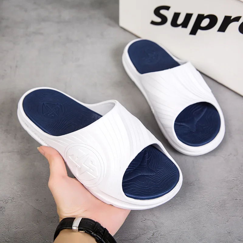 Slipper Summer New Men's Slippers Indoor Home Beach Outdoor Slides Ladies Solid Slipers Platform Mules Shoes Woman Flats Zapatos