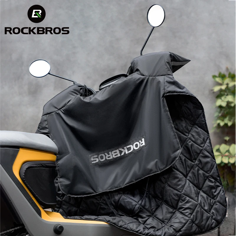 

ROCKBROS Electric Bicycle Windshield Thickened Winter Motorcycle Cold Protection Windproof Quilt Keep Warm