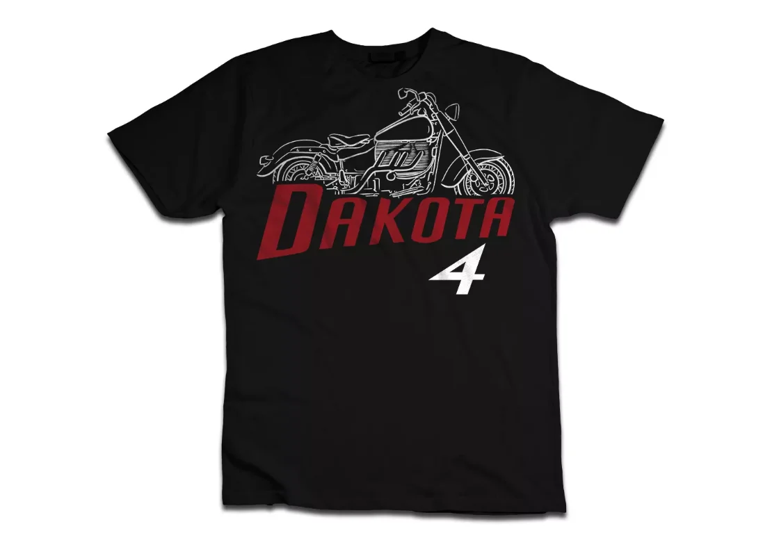 2024 Men T Shirt Casual Indians Dakota 4 2003-2007 Motorcycle T-shirt Graphic Summer Short Sleeves 100% Cotton S-3XL Cool