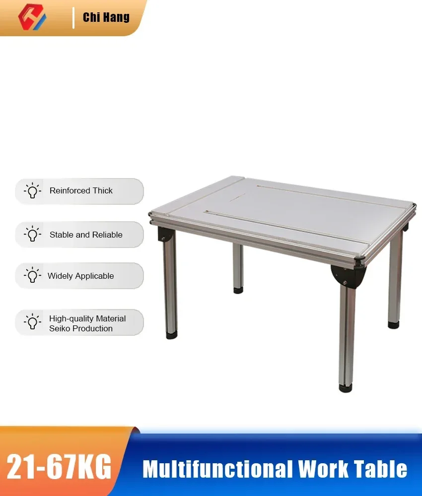 

1220*738mm Woodworking System Work Tables Woodworking Tables Multi-functional Work Tables Guide Rail Lifting Table