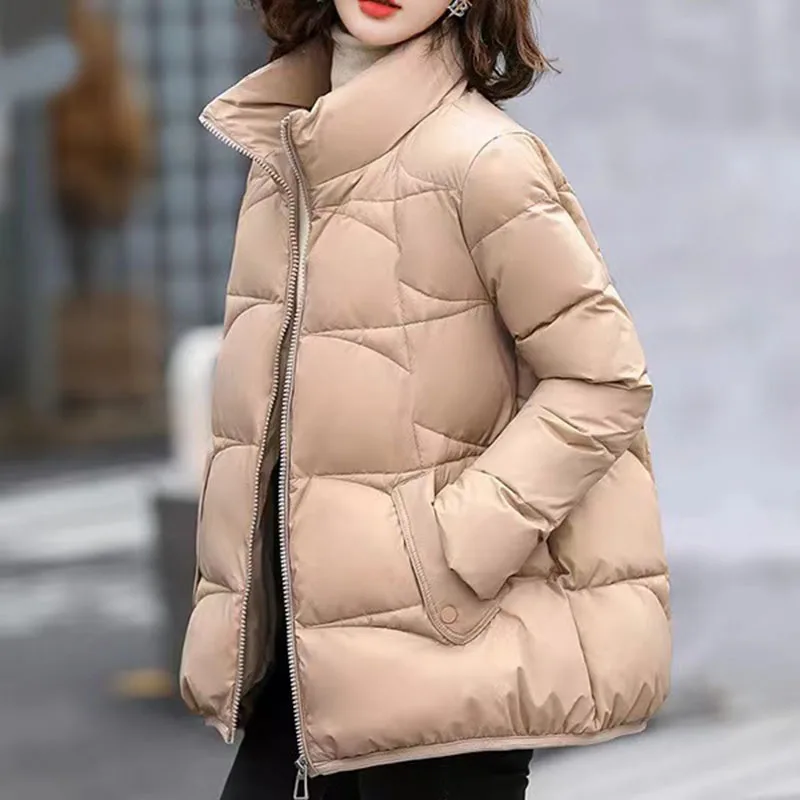 Piumino invernale in cotone cappotto 2023 nuove donne parka sciolto addensare Design senso studentesse capispalla coreani