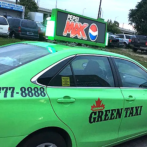 شاشة LED خارجية للسيارة/عرض سيارة أجرة Muen LED