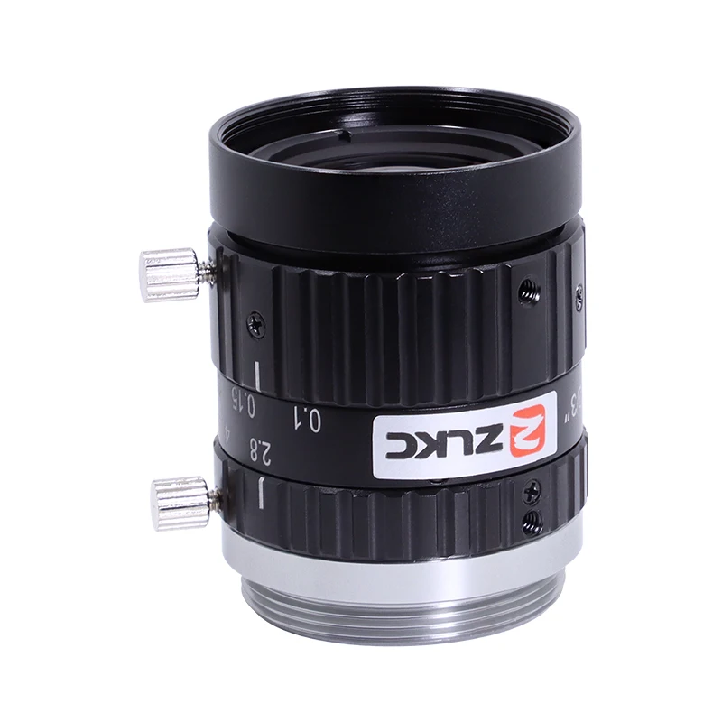 ZLKC Low Distortion 10MP CCTV Lens 12mm 2/3