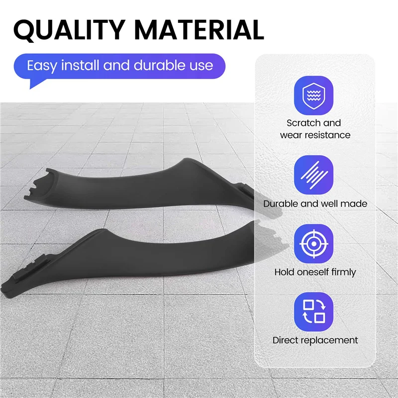 

AU34-7Pcs Car Inner Door Handle Window Lift Switch Armrest Panel For-BMW 5 Series F10 F11 F18 2010-2017 RHD 51417225875 RHD