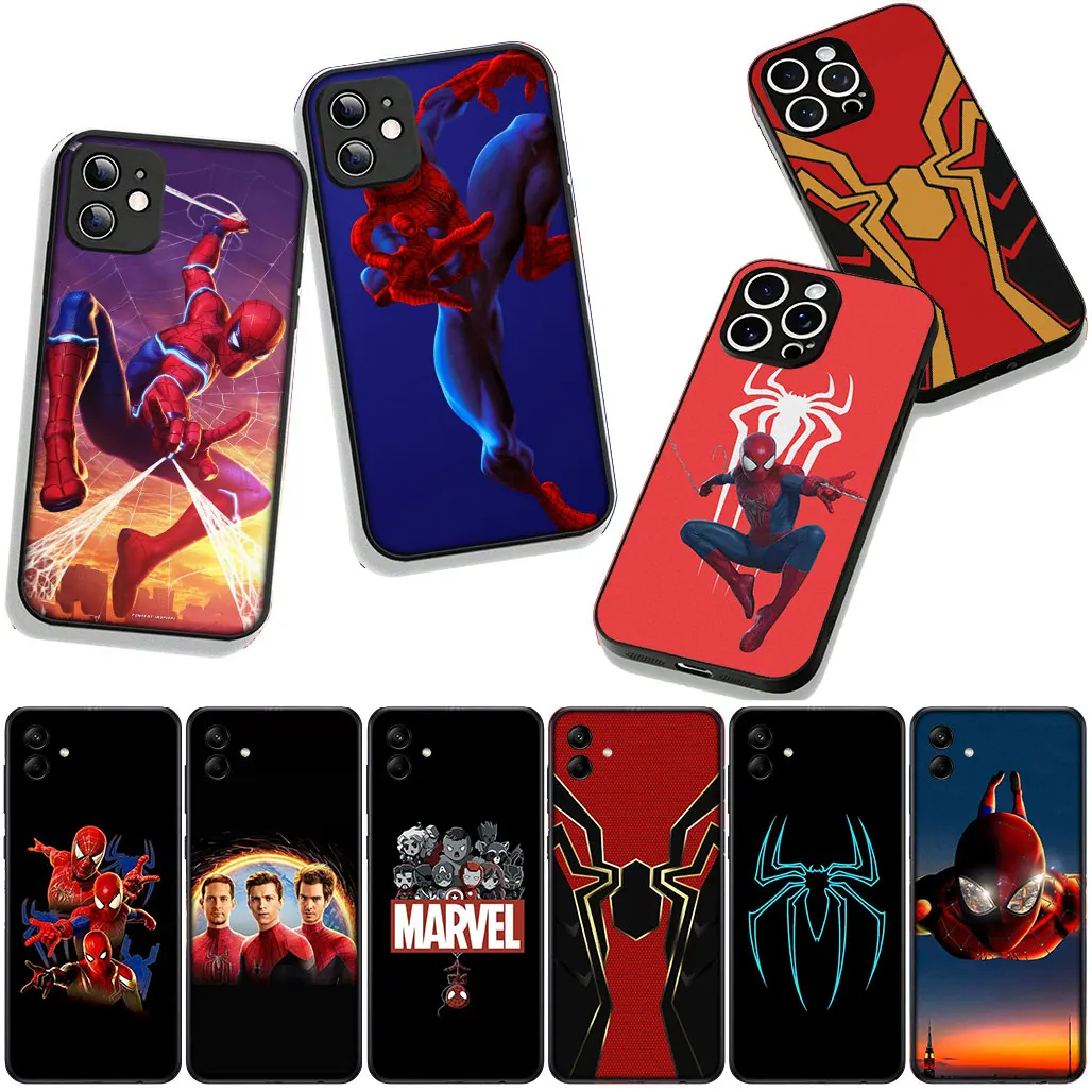 Чехол для телефона Xiaomi Poco F6 F7 Ultra F5 F3 X7 X6 X5 X3 NFC M7 M6 Pro C75 C65 C71 C61 Чехол Человек-Паук Marvel Spiderman