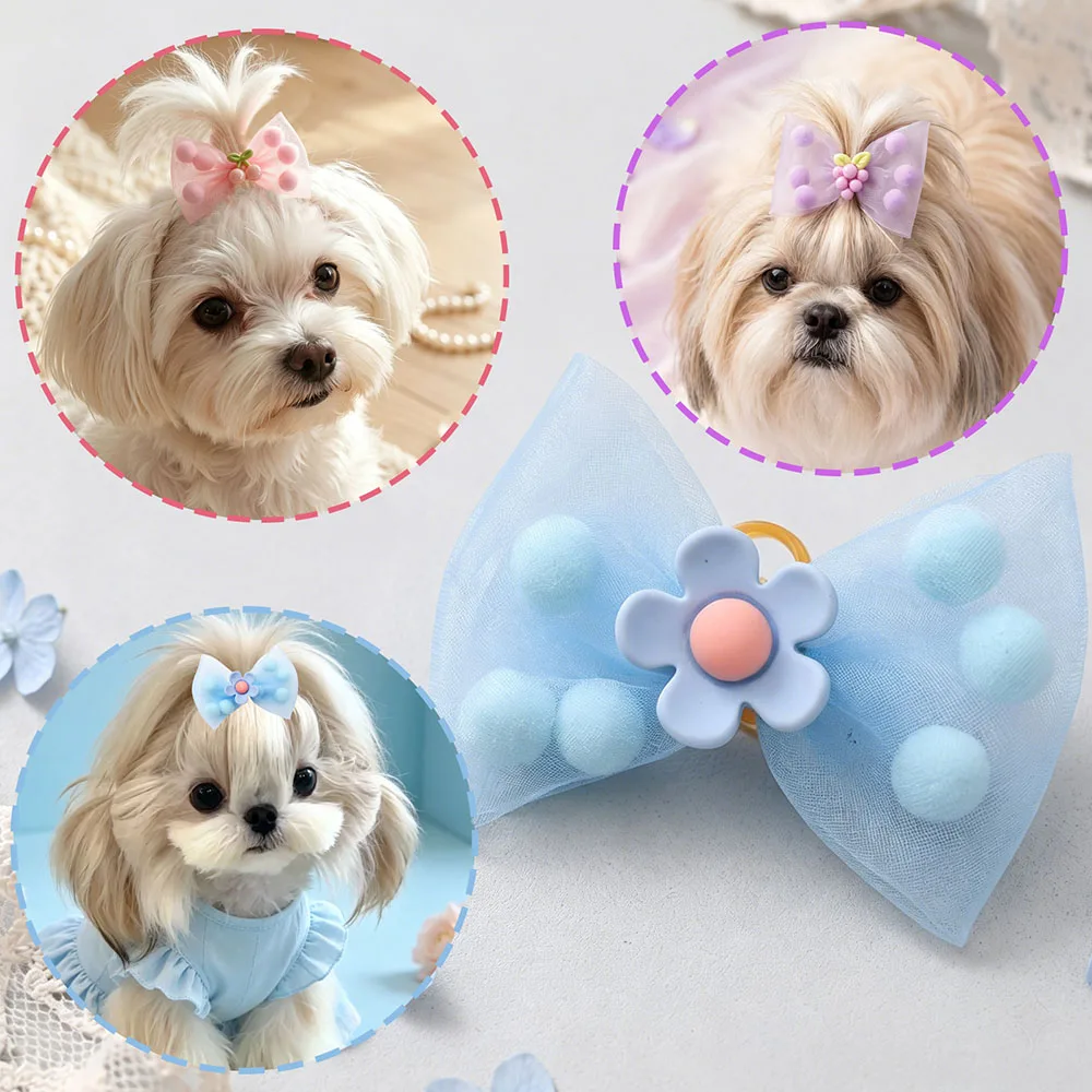 Lazos para el pelo de perro: accesorios para cachorros
