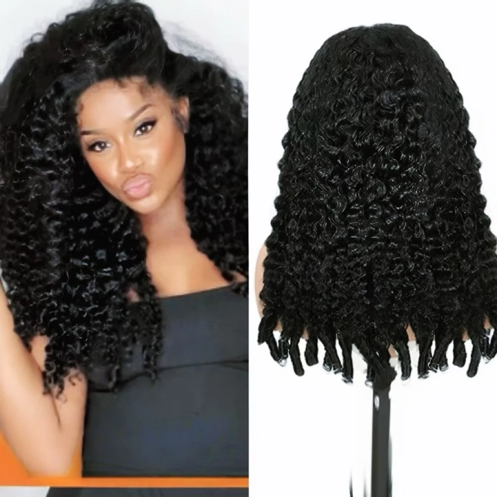 

Raw Burmese Curly Human Hair Wig 13x4 Hd Lace Front Wig 220% Density Human Hair 13x6 Transparent Lace Wig