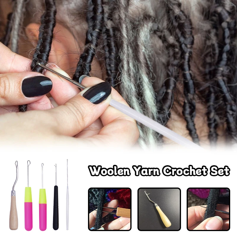 

New Crochet Needles Hooks Plastic Latch Hook Tool Different Sizes Crochet Hooks for Carpet Making Wig Designing and Other Craft