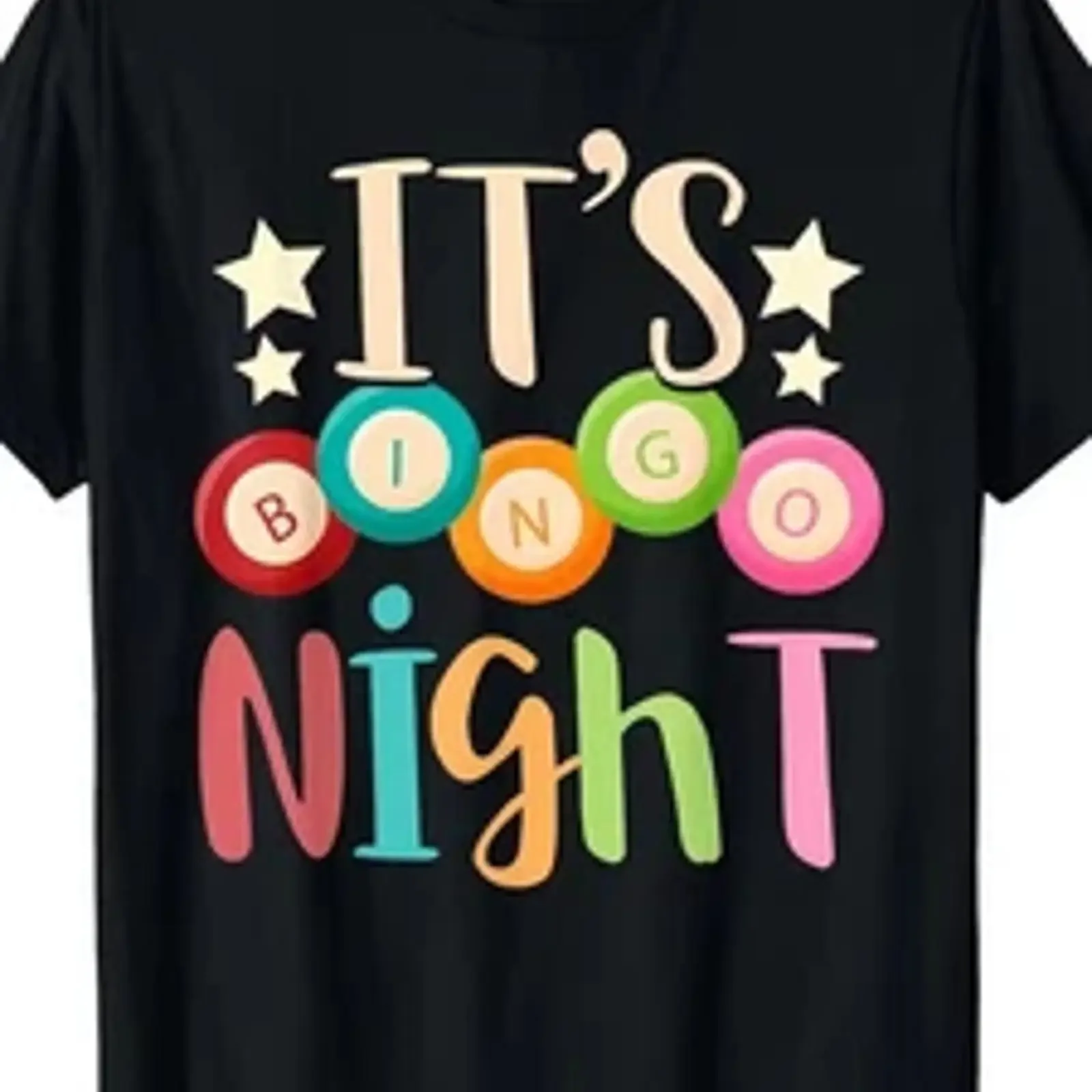 It'S Bingo Night Player s Lottery T Shirt vintage Washed Stretched Unisex Breathable designer clothes Versatile