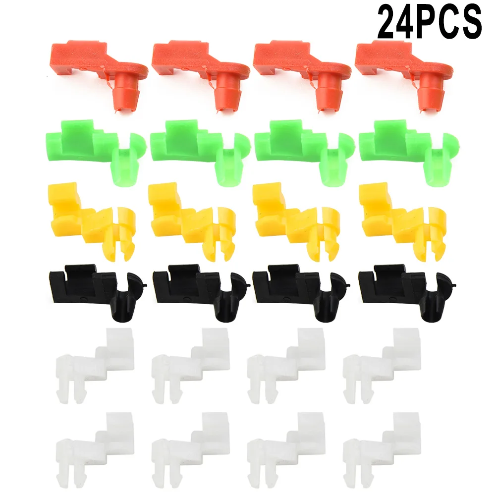 12 Pairs Door Lock Rod Clips Plastic Rivets For Lexus ES 300, For Toyota For Camry, For Corolla, For Echo, For Highlander