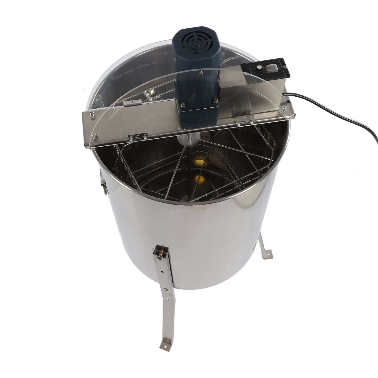 전기 꿀 추출기 스테인레스 스틸 조절 가능한 높이 꿀 원심 분리기 양봉 용품 꿀 원심 분리기 꿀 분리기