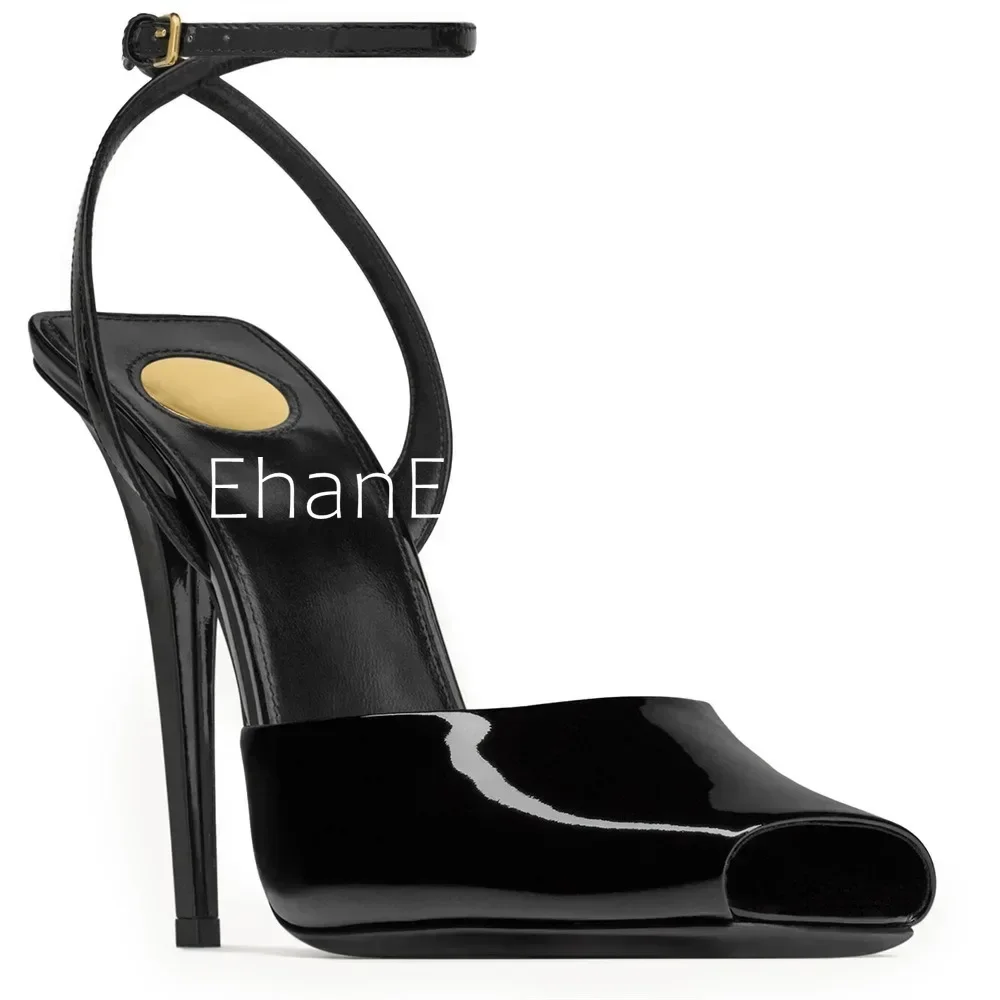 2025New European and American Summer Women\'s Stiletto High Heels Fish Mouth Sandals Fashion Banquet Dance Shoes Large Sandals