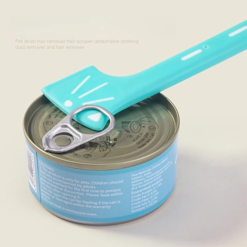 2PCS Creative Cat Canned Spoon Multifunctional Can Opener Plus Long Handle Feeding Spoon Pet Supplies Pet Canned Spoon