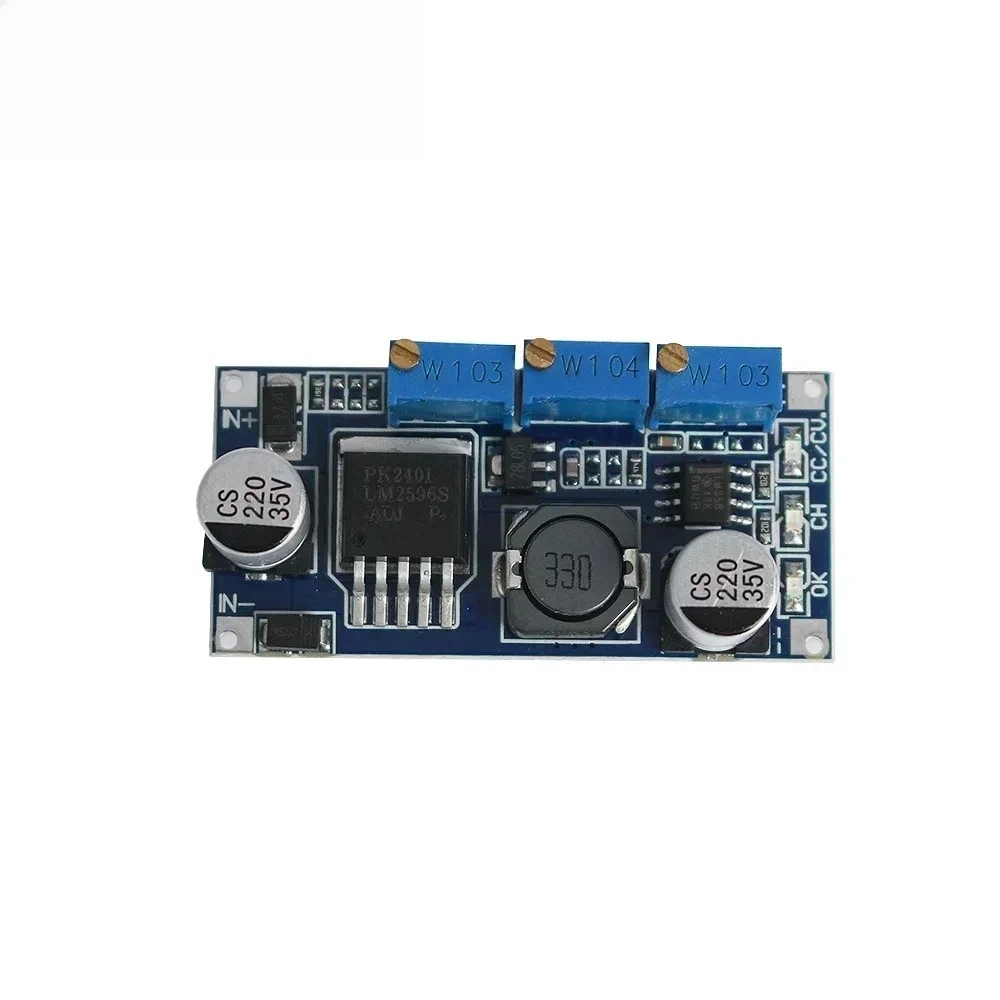 Módulo de fonte de alimentação step-down ajustável DC-DC 7v-35v lm2596 DC-DC conversor buck saída ajustável lm2596 módulo de driver de led