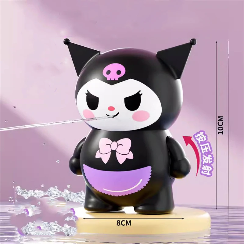 

Kawaii Sanrio Anime Water Gun Toys Cute Hello Kitty Kuromi My Melody Cartoon Model Ornaments Portable Birthday Gifts for Girls